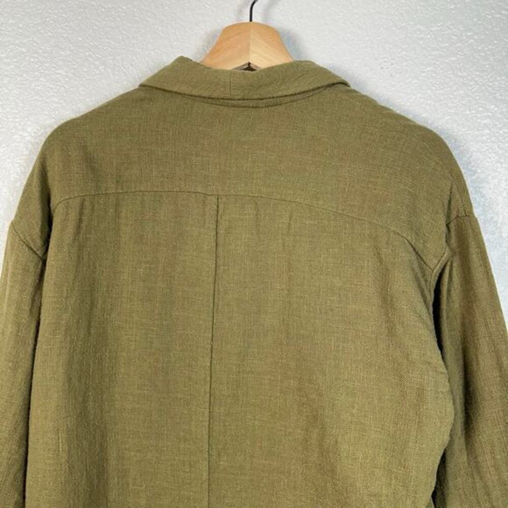AG‎ Adriano Goldschmeid Size Small Boho Maura Oversized Jacket in Olive Grove - Picture 9 of 15